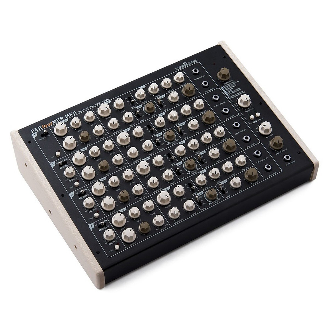 Vermona PERfourMER MkII Quad con CV + Gate Sintetizador Analógico 6