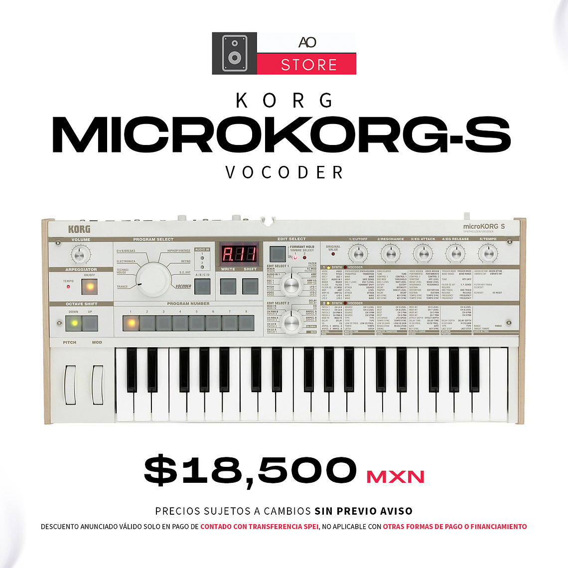 Korg Microkorg S Sintetizador con Vocoder 1