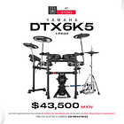 Yamaha DTX6K5 M Bateria Eléctrica de 5 Piezas 1