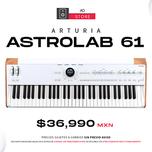 Arturia AstroLab 61 Sintetizador de 61 Teclas