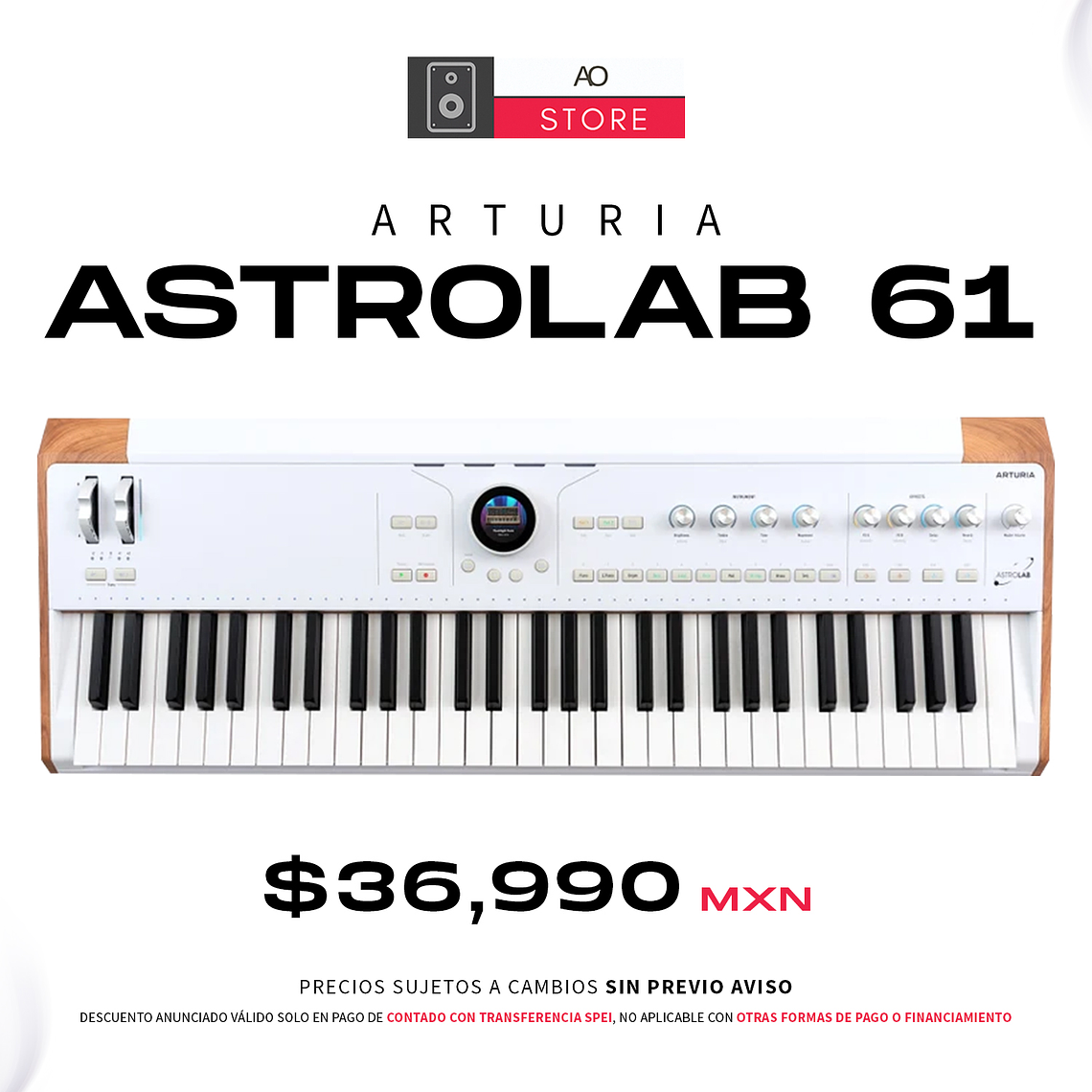 Arturia AstroLab 61 Sintetizador de 61 Teclas 1
