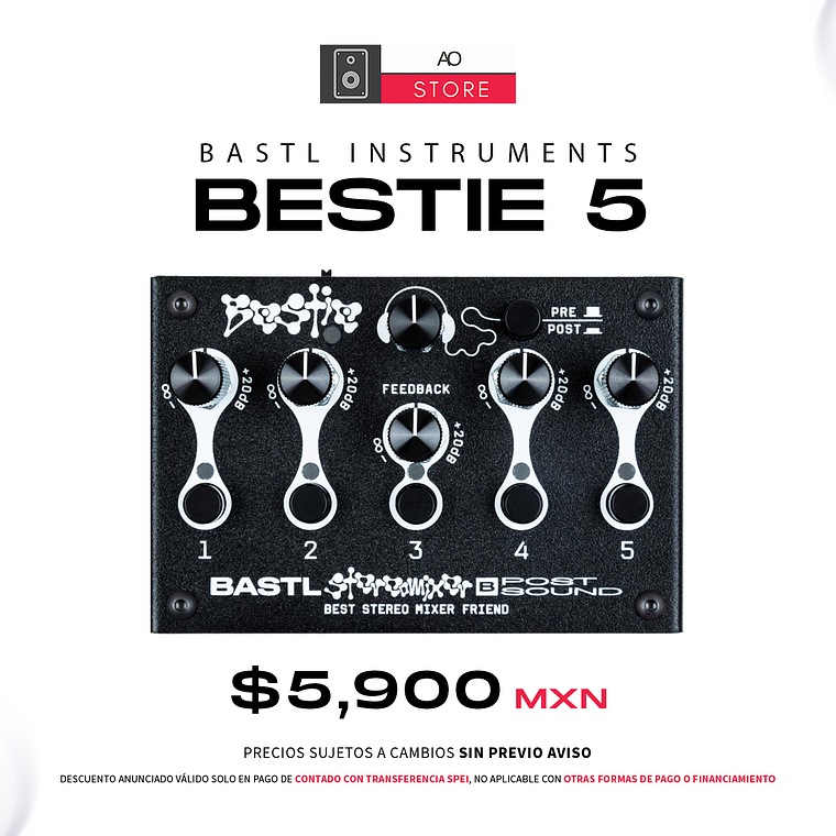 Bestie 5 Mezcladora Estéreo de 5 Canales 1