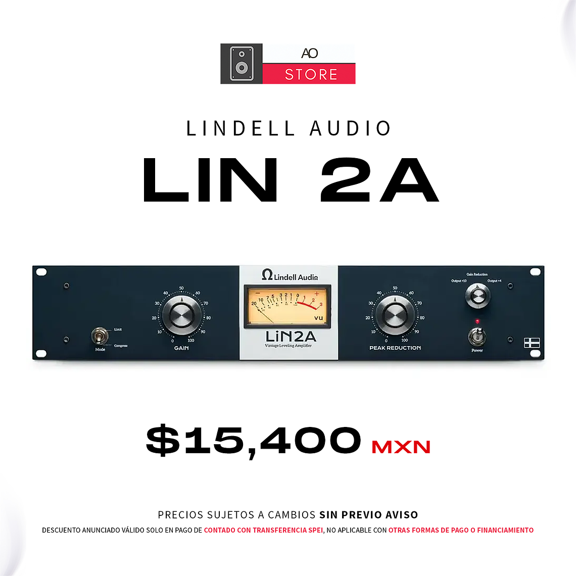 Lindell Audio Lin 2A Compresor Limitador 1