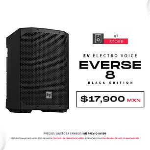 EV Electro Voice Everse 8 Black Bocina Activa con Bateria