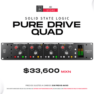 Solid State Logic SSL Pure Drive Quad Preamplificador de 4 Canales