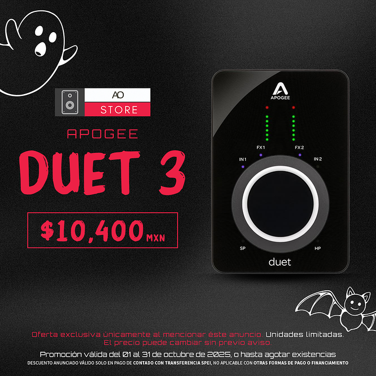 Apogee Duet 3 Interfaz de Audio 2