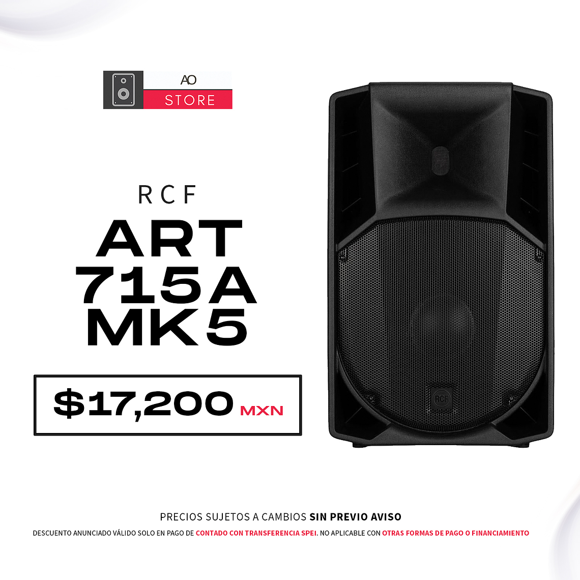 RCF Art 715A Mk5 Bocina Activa 1