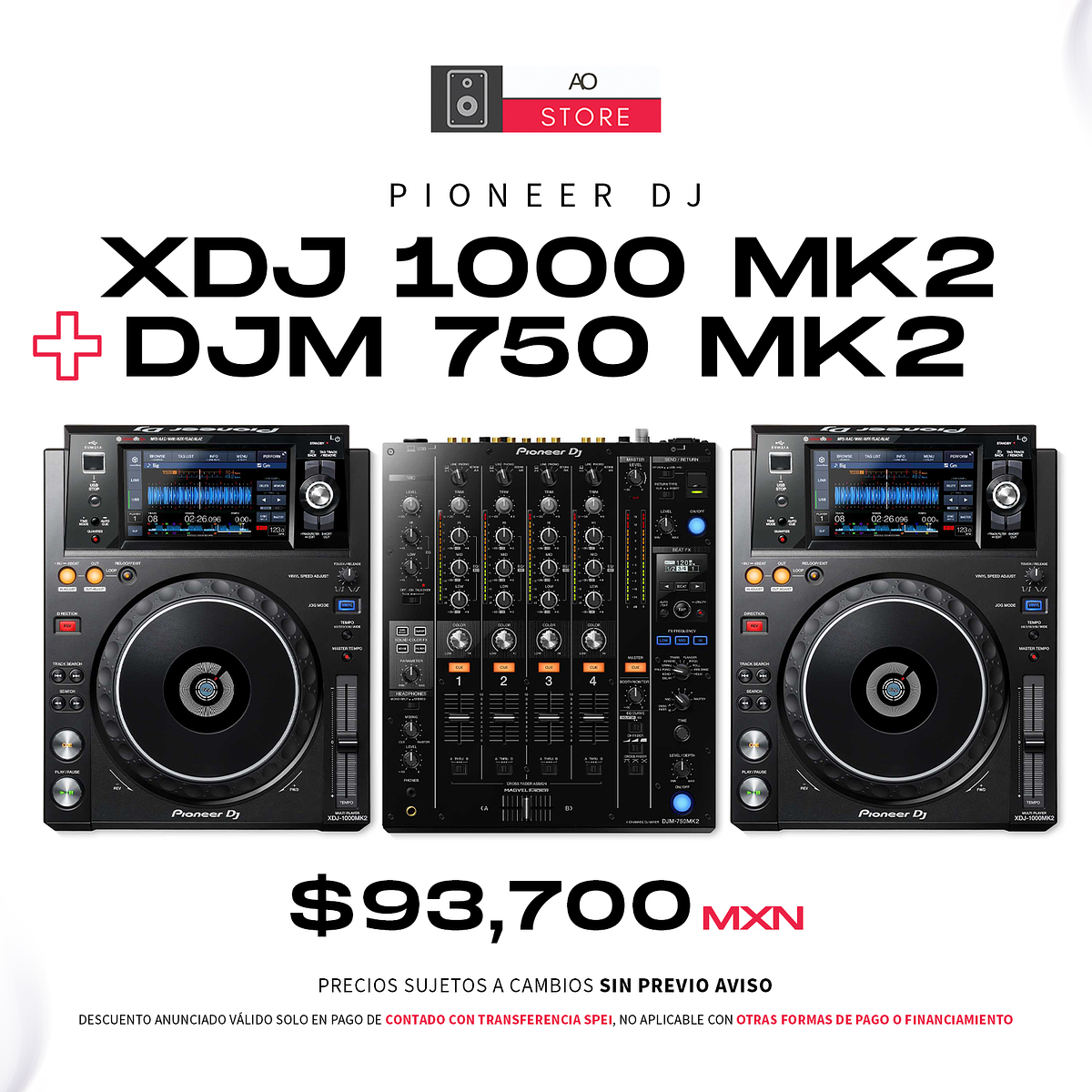 Pioneer DJ XDJ-1000MK2 DJM-750MK2 セット Pioneer DJ XDJ-1000MK2 & DJM-750MK2 セット Pioneer XDJ-1000 MK2