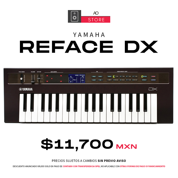 Yamaha Reface DX Sintetizador FM 1