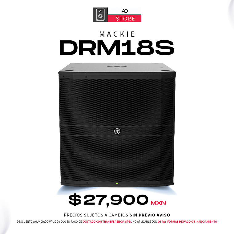 Mackie DRM18S Subwoofer Activo 1