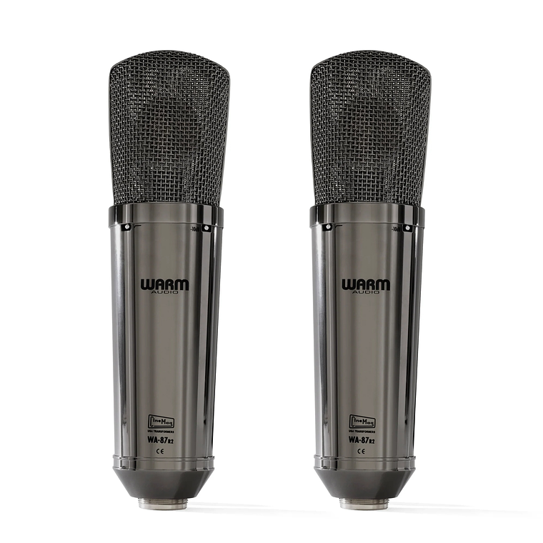 Warm Audio Wa 87 R2 T2 Black Micrófono de Condensador (2 piezas) 3