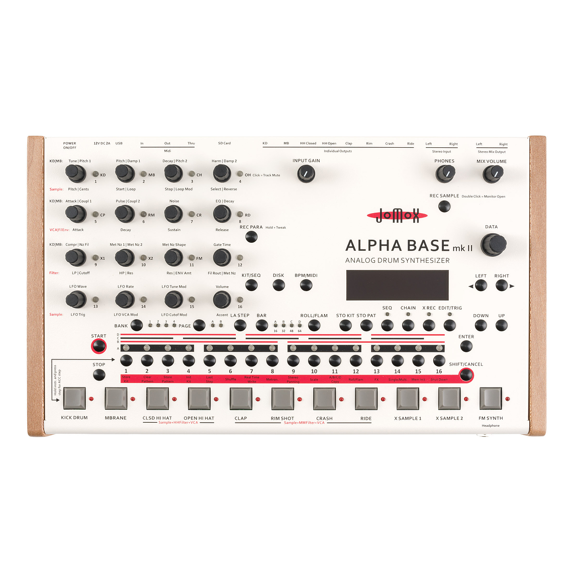 Jomox Alpha Base MkII Caja de Ritmos 4
