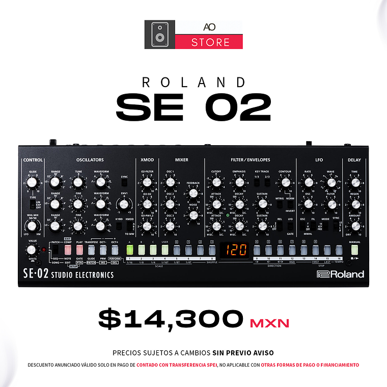 Roland SE 02 Sintetizador Analógico 1
