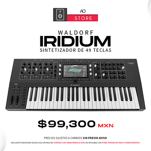 Waldorf Iridium Sintetizador
