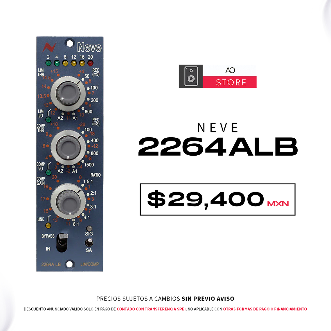 Neve 2264ALB Compresor Limitador Mono 1