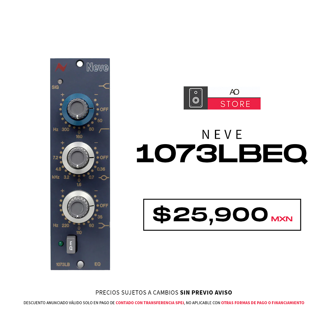 Neve 1073LBEQ Serie 500 Ecualizador Mono 1