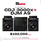 Pioneer DJ CDJ 3000X (2 Piezas) + Pioneer DJ DJM A9 Cabina Completa - Miniatura 1