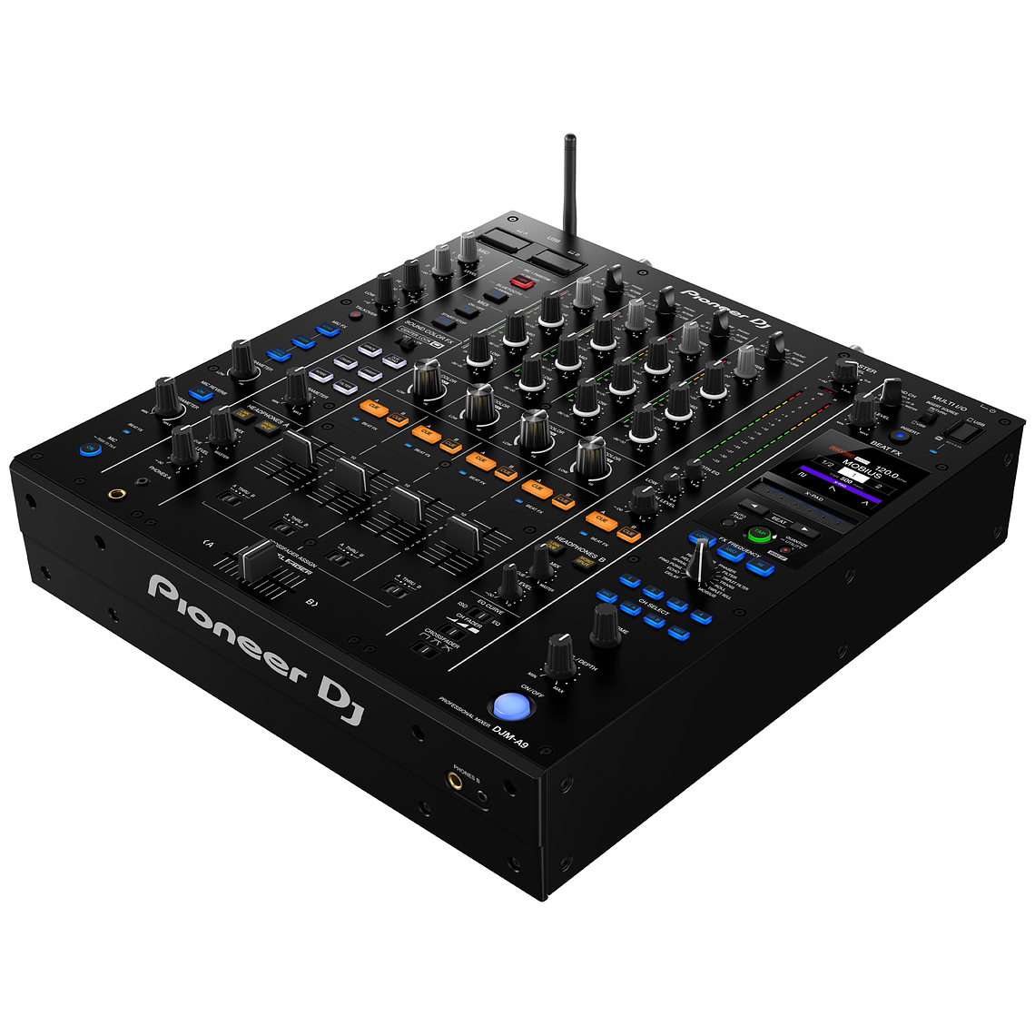 Pioneer DJ CDJ 3000X (2 Piezas) + Pioneer DJ DJM A9 Cabina Completa 8
