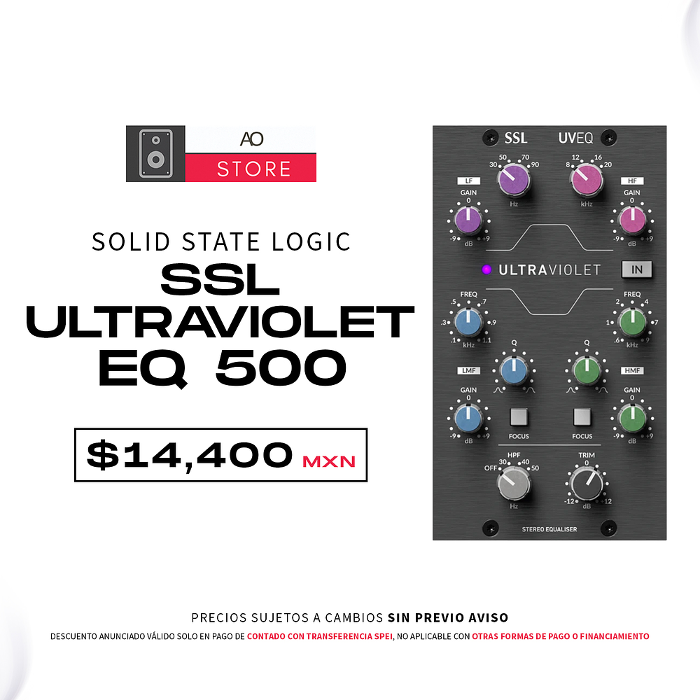 Solid State Logic SSL Ultraviolet EQ 500 Ecualizador Estéreo Series 500 1