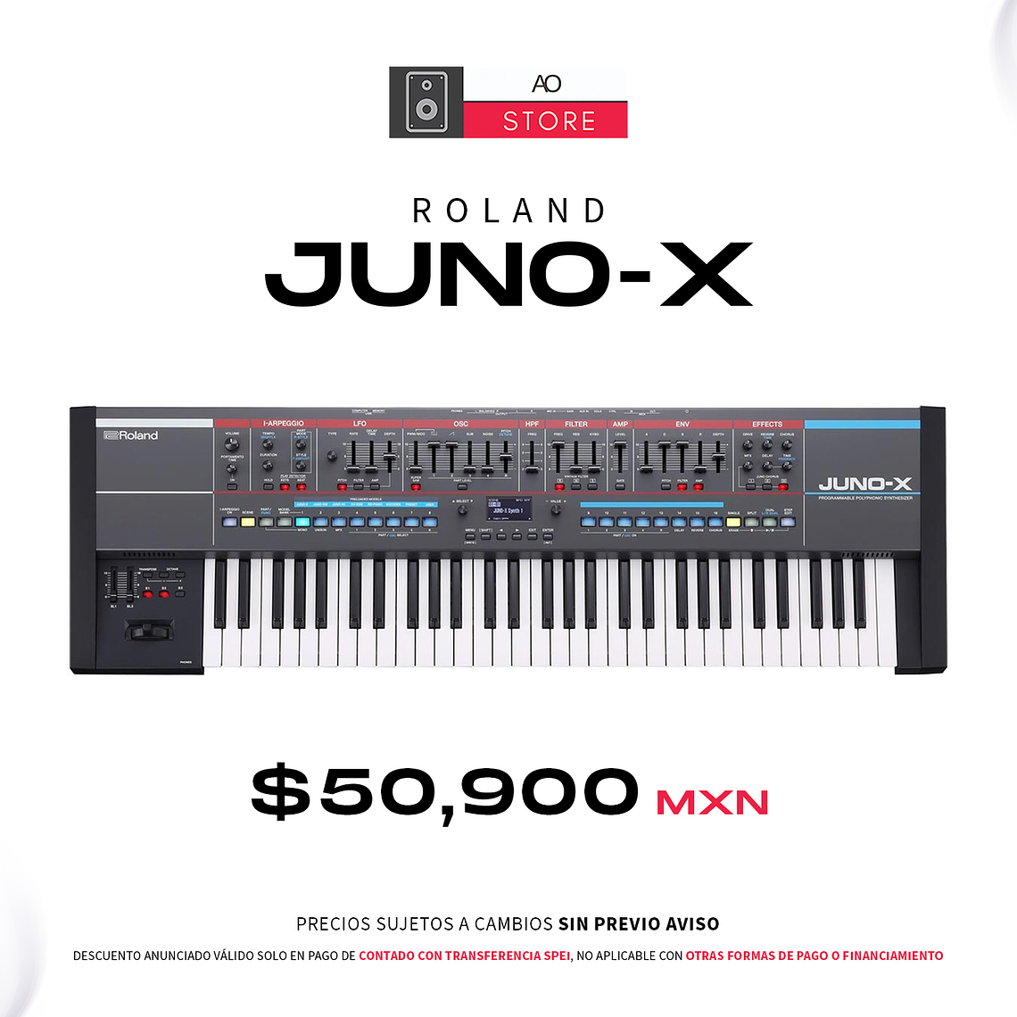 Roland Juno-X Digital Keyboard Sintetizador 1