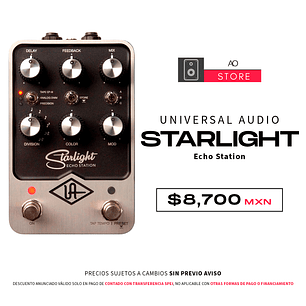 Universal Audio Uafx Starlight Echo Station Pedal de Delay