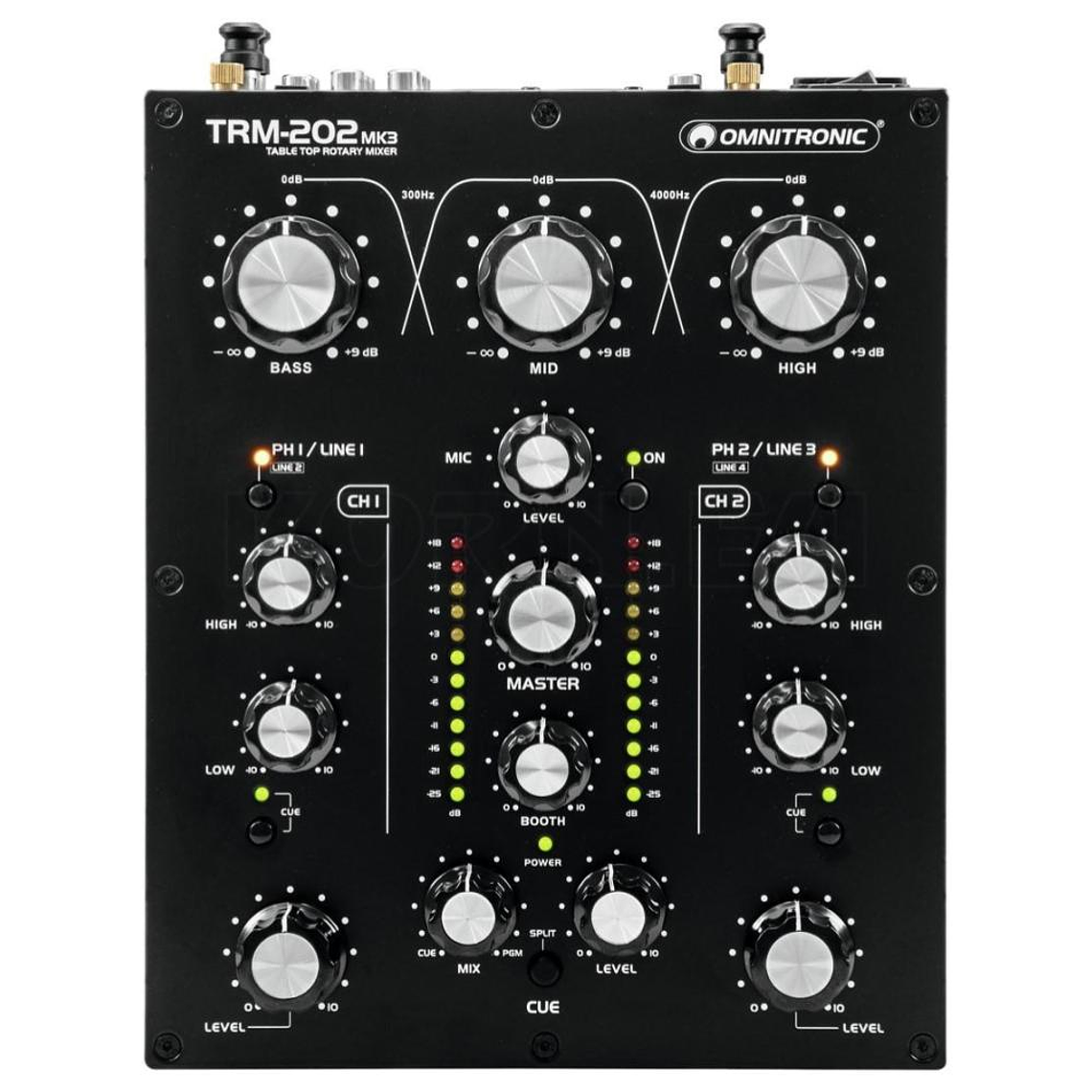 Omnitronic Trm 202 Mk3 Mezcladora para DJ 2