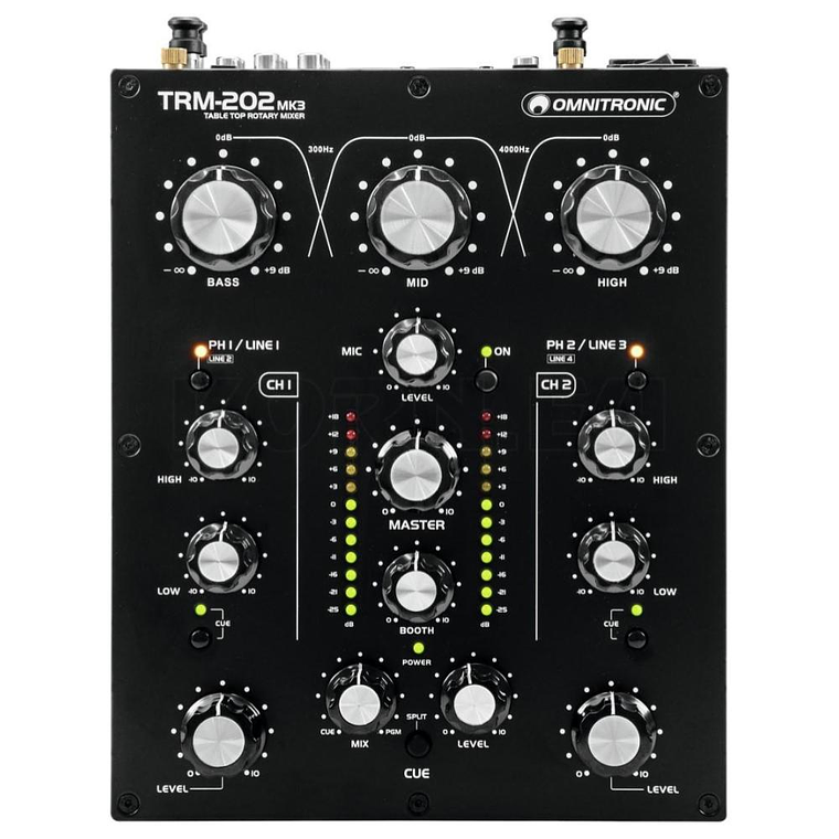 Omnitronic Trm 202 Mk3 Mezcladora para DJ 2