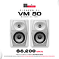 Pioneer DJ VM 50 Blanco Monitores de Estudio (2 Piezas) - Miniatura 1