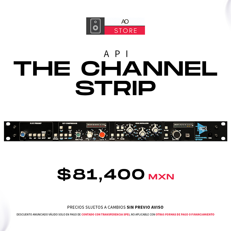Api The Channel Strip Preamplificador, Compresor y Ecualizador 1