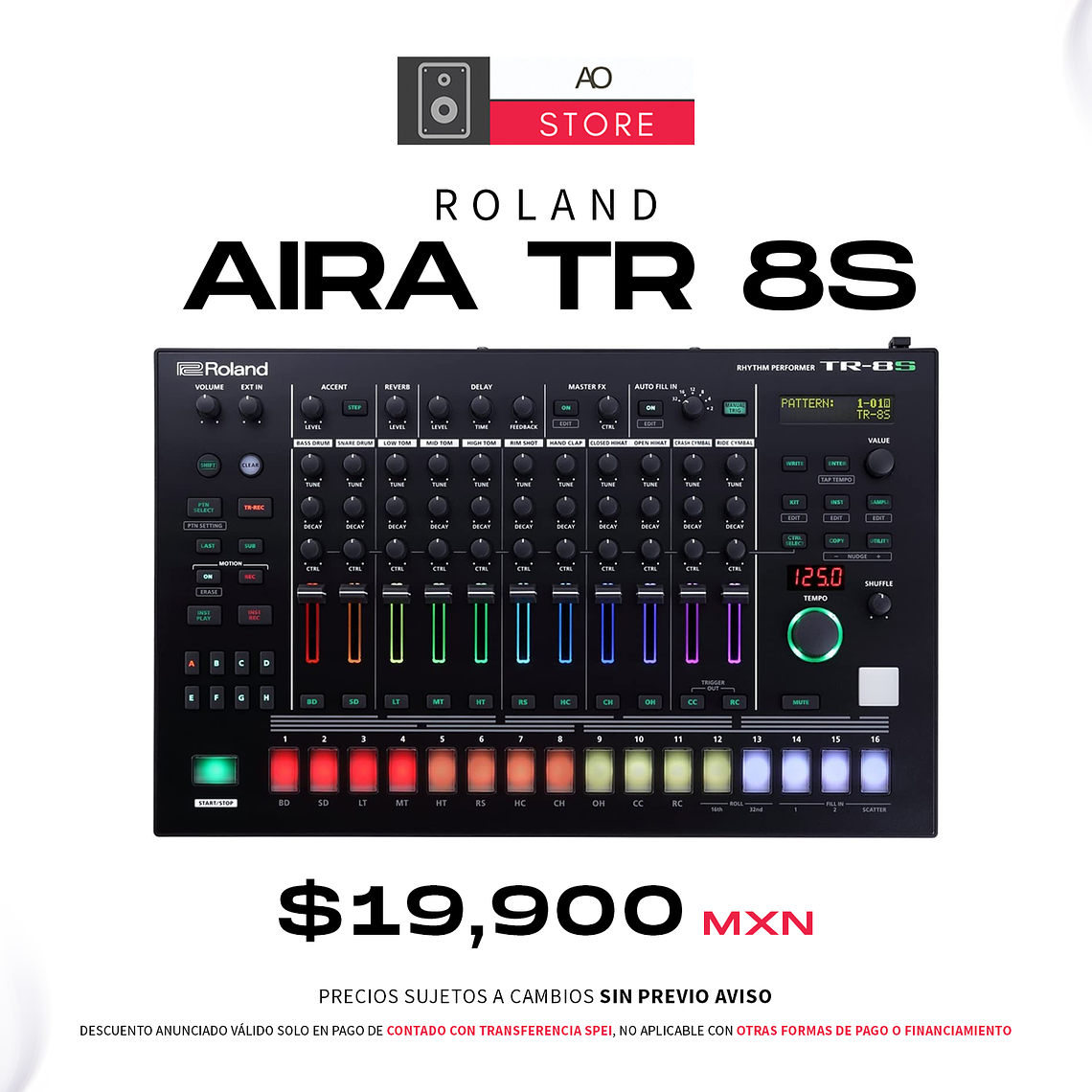 Roland Aira TR 8S Caja de Ritmos 1