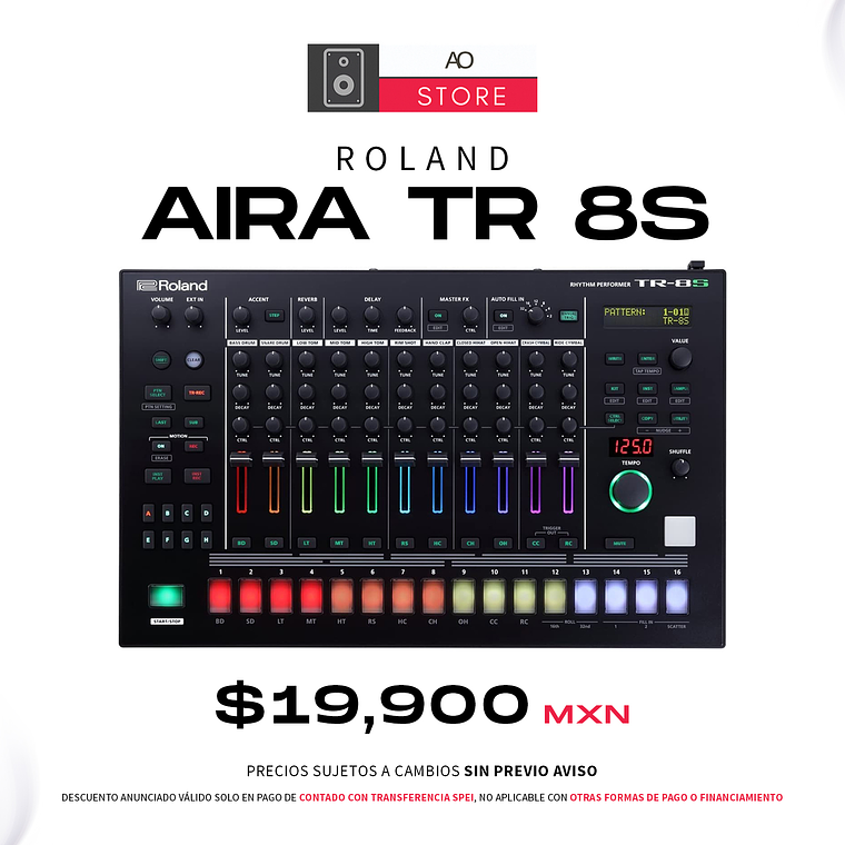 Roland Aira TR 8S Caja de Ritmos 1