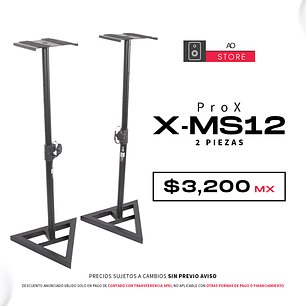 ProX X MS12 Soportes de Monitores (2 Piezas)