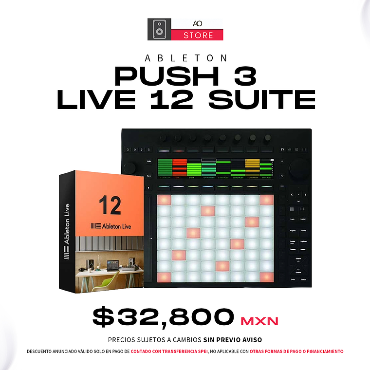 Ableton Push 3 + Ableton Live 12 Suite 1