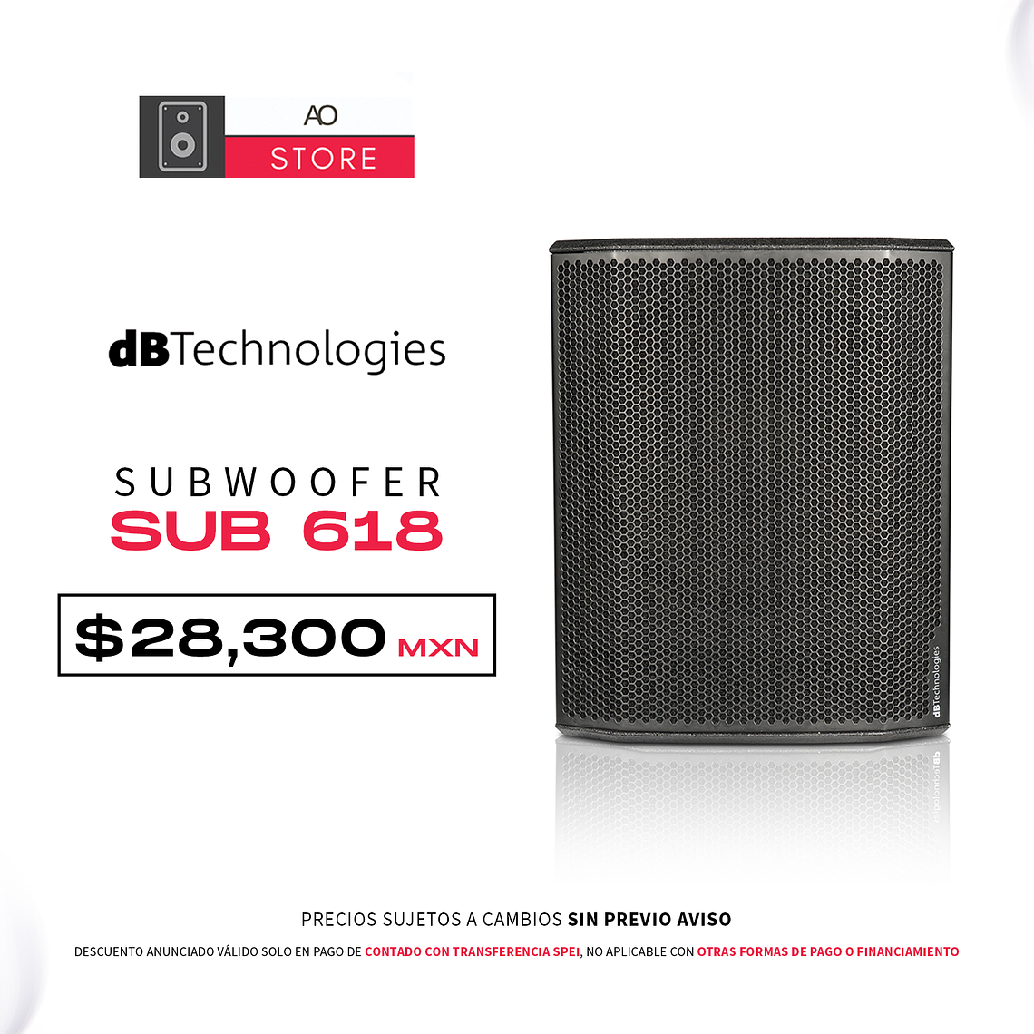 dB Technologies Sub 618 Subwoofer Activo 1