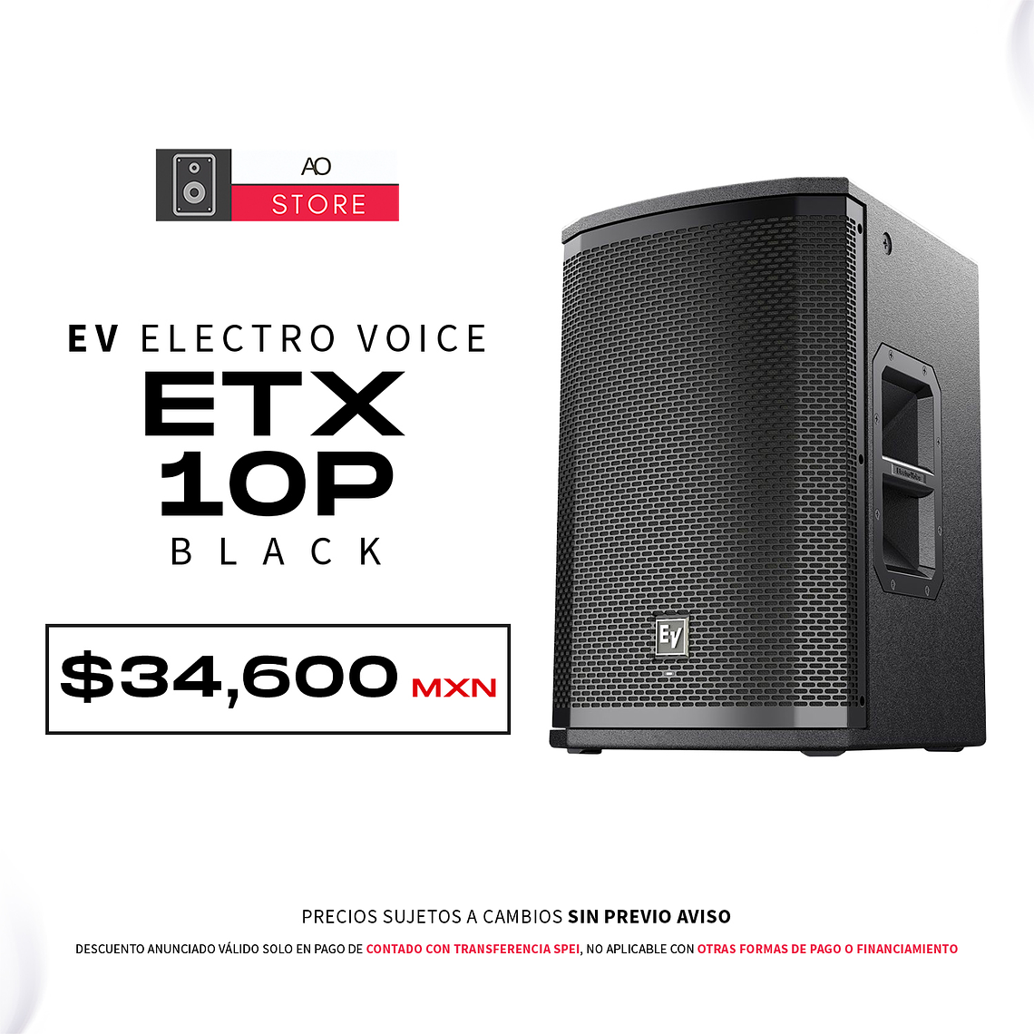 EV Electro Voice Etx 10p Bocina Activa 1