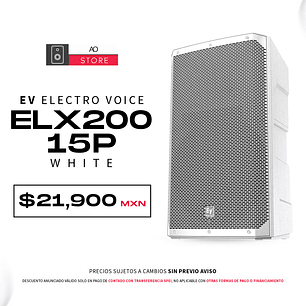 EV Electro Voice Elx200 15p White Bocina Activa