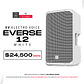EV Electro Voice Everse 12 White Bocina Activa con Bateria - Miniatura 1