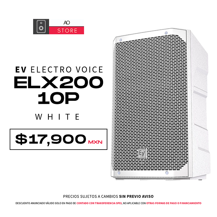 EV Electro Voice Elx200 10p White Bocina Activa 1