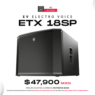 EV Electro Voice Etx 18sp Subwoofer Activo