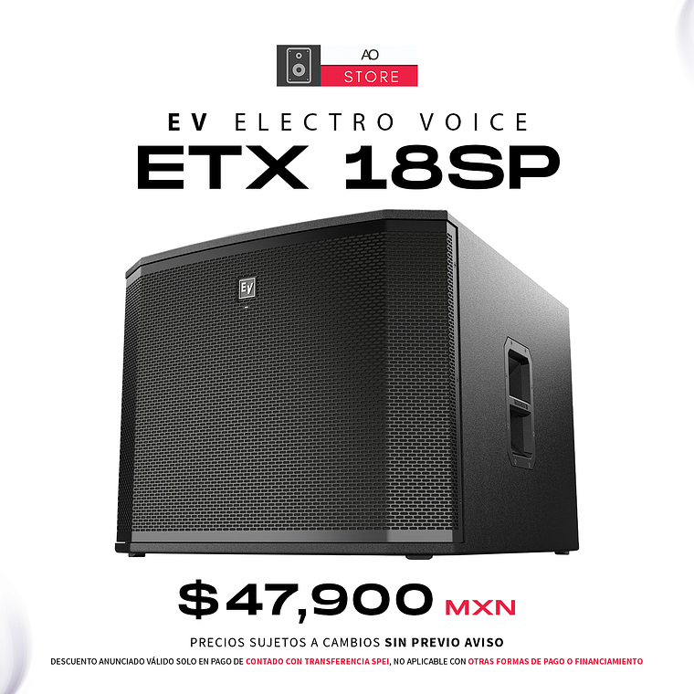 EV Electro Voice Etx 18sp Subwoofer Activo 1