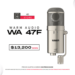 Warm Audio WA 47F Micrófono Condensador
