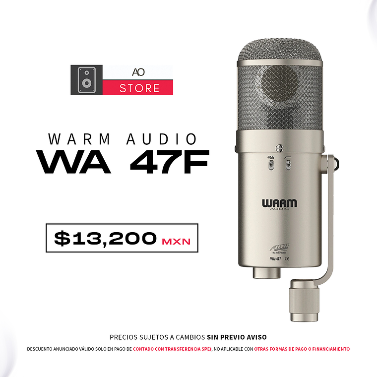 Warm Audio WA 47F Micrófono Condensador 1