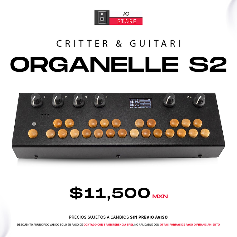 Critter & Guitari Organelle S2 Sintetizador Digital 1