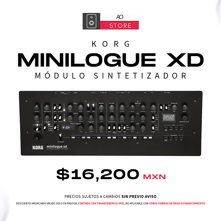 Korg Minilogue Xd Desktop Sintetizador Analógico Polifónico 1