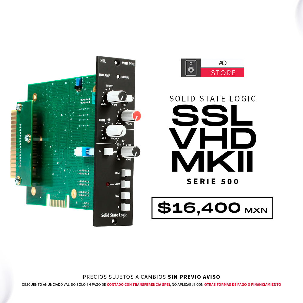 Solid State Logic SSL Vhd MkII Serie 500 Preamplificador 1
