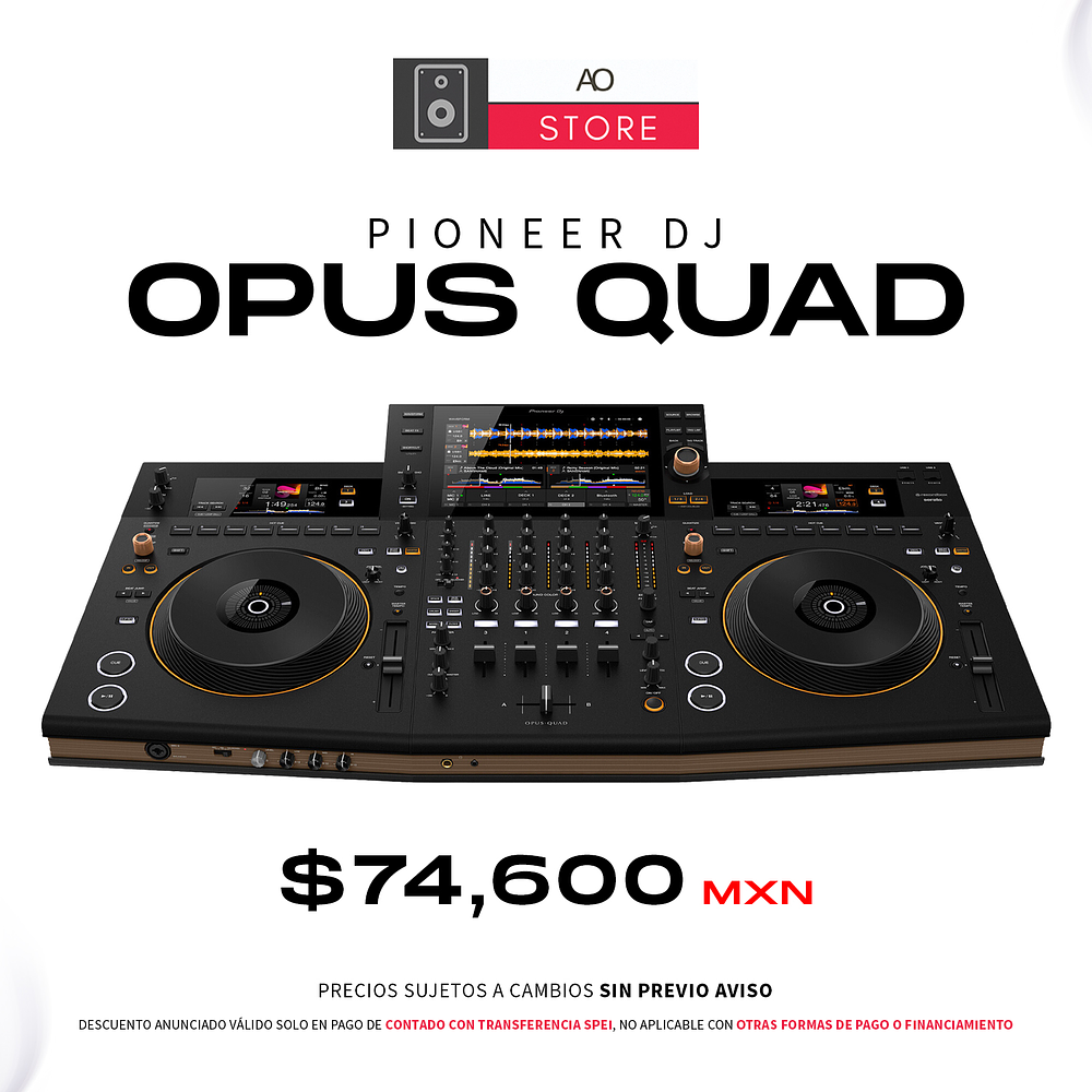 Pioneer DJ Opus Quad Reproductor Multimedia para DJ de 4 Canales 1