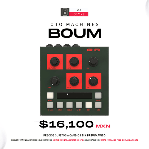 Oto Machines Boum Procesador Estéreo Analógico