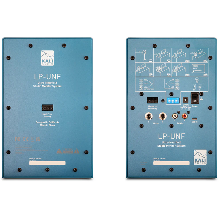 Kali Audio Lp Unf B Edición Blue Monitores de Estudio (2 Piezas) 12