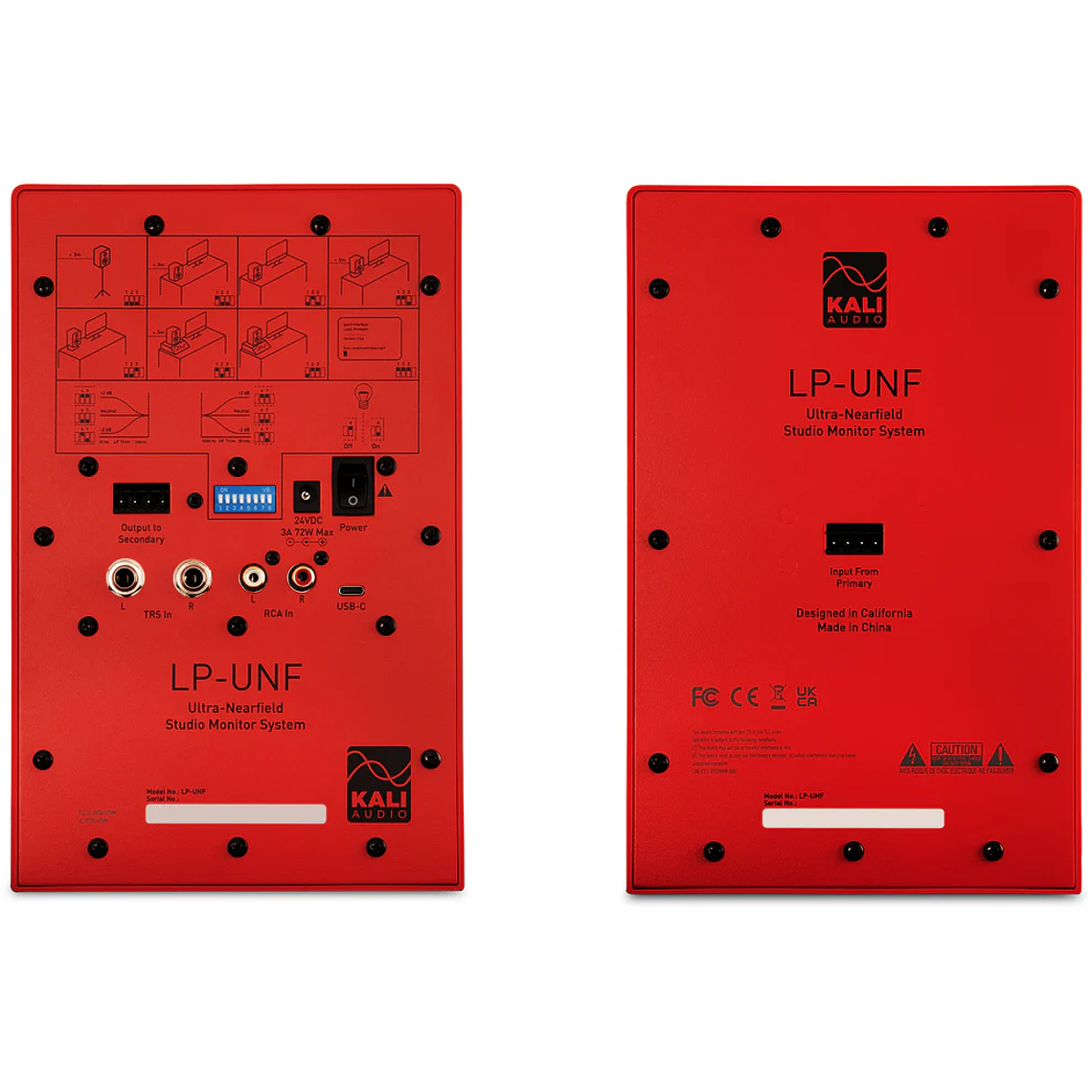 Kali Audio Lp Unf R Edición Red Monitores de Estudio (2 Piezas) 15