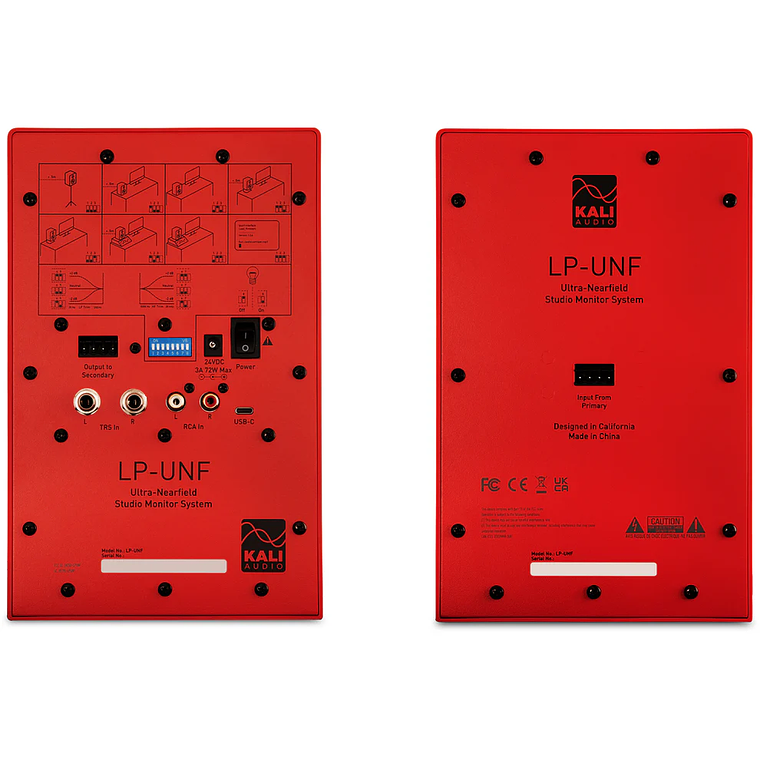 Kali Audio Lp Unf R Edición Red Monitores de Estudio (2 Piezas) 15